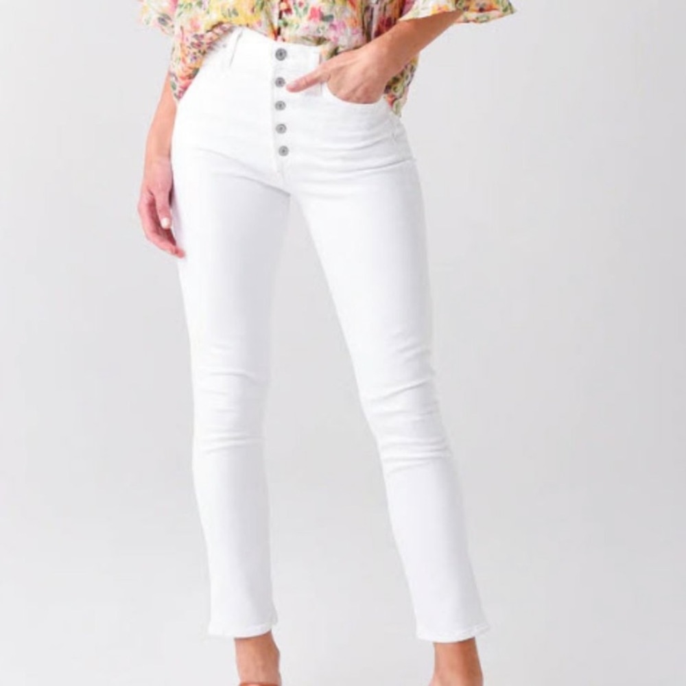 Citizens Of Humanity High-Rise White Skinny Jeans